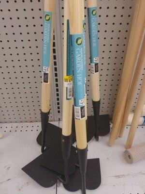 Cheap Hoe. Only 7 bucks. A steal in any market.