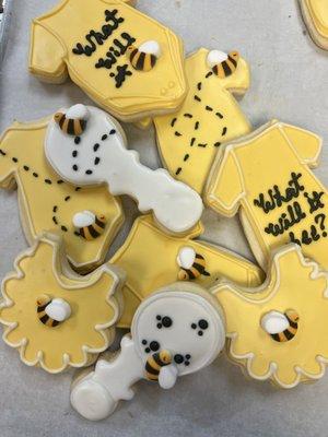 Decorated sugar cookies