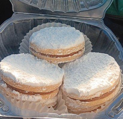 Alfajores 8.99 for 6 pieces