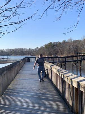Boardwalks over the water