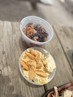 Blueberry and Peach bread pudding Banana Pudding Make room for dessert- even if you feel like popping!