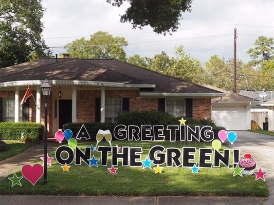 A Greeting on the Green