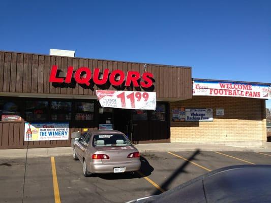 Winery liquors entrance