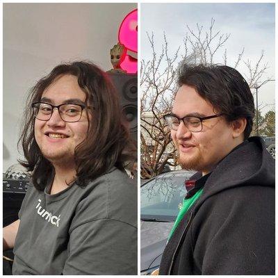 The before and the after. :)