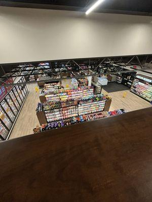 balcony with a view of the people