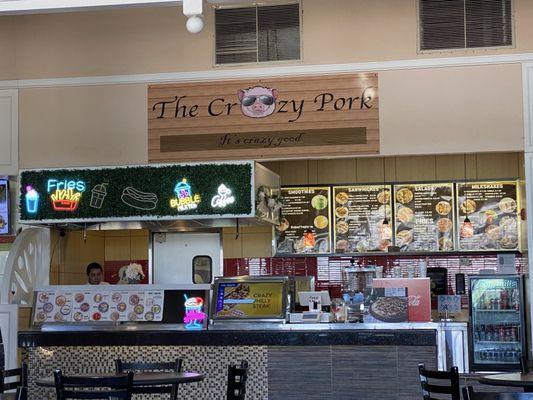 Boba sign caught my eye ( bubble tea)