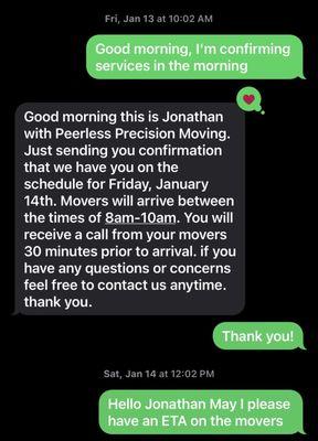 Peerless Precision Moving