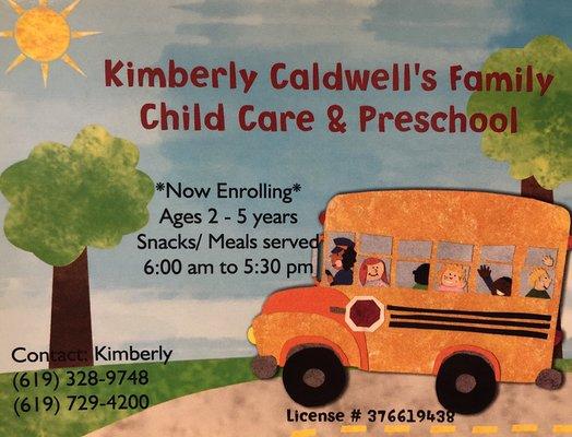Kimberly Caldwell’s Family ChildCare