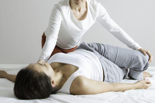 Somatic Bodywork begins with breathwork, movement, or meditation. This treatment intuitively moves into a combination of body/energy work.