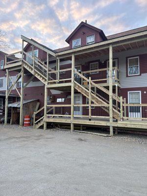 3 story porch for second egress