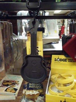 Cast iron guitar shape! #love