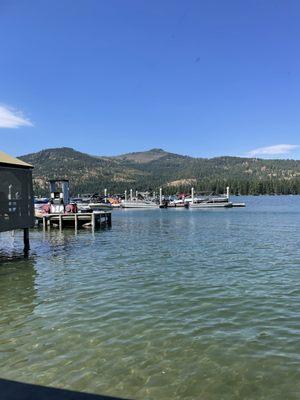 View from the table.