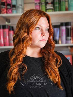 Fiery and fabulous--this color shines in every light.