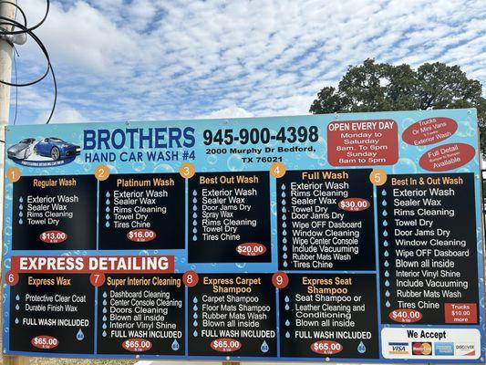 Brother’s Hand Car Wash