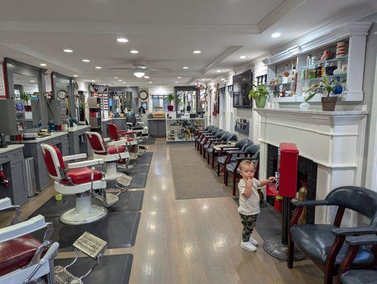 The view from the front entrance! Who's that sneaking some M&M's?