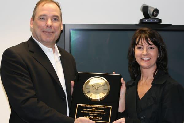 EarthCare Awarded Darling International Inc. Service Provider of the Year!