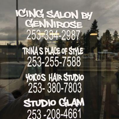 Mini salons inside unique hair studios