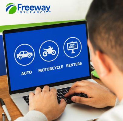 Get the best auto insurance quotes online with Freeway Insurance. Compare coverage and save today!