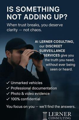 We offer top-tier surveillance services.