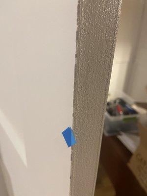 Again, he missed the corner edges here.