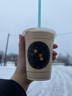 November special: banana coffee protein smoothie