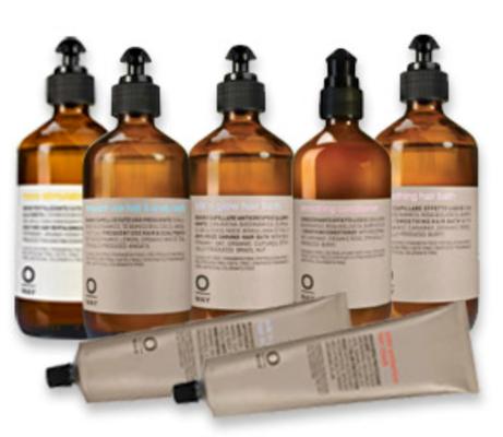 Plant based products from Oway. Recyclable glass and aluminum containers.