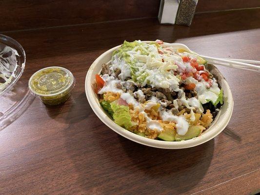 Carne Asada Burrito Bowl