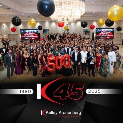 45 years. 500 employees. One amazing team. Here's to growth, gratitude, and the family we've built together.