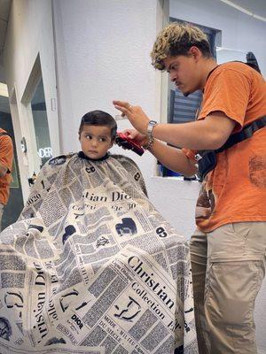 Noah was very patient! You can truly see when someone is passionate about their talent!