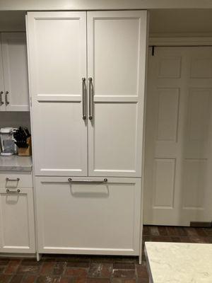 Installed refrigerator