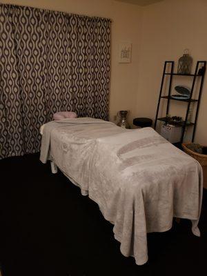 Relaxing treatment room