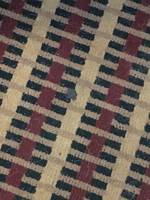 Gum or something stuck to the floor