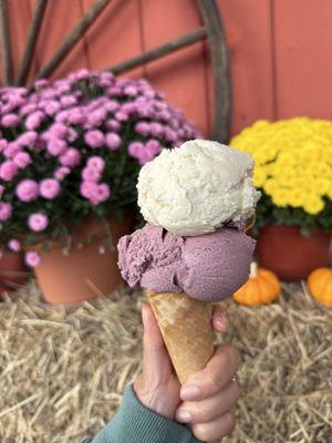 black raspberry and salted caramel