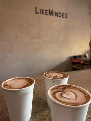 The coffee menu at LIKEMINDED has everything you could ever want.