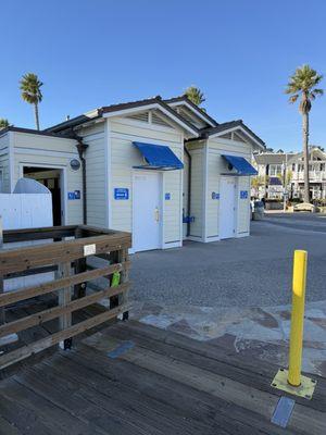 Restrooms before you walk the pier