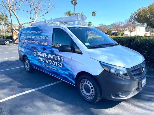 Agape Waters. Here to serve you.