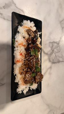 Sweet and Sour Steak Bites