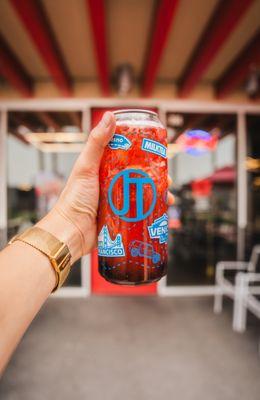 Fresh strawberry lemonade w. boba