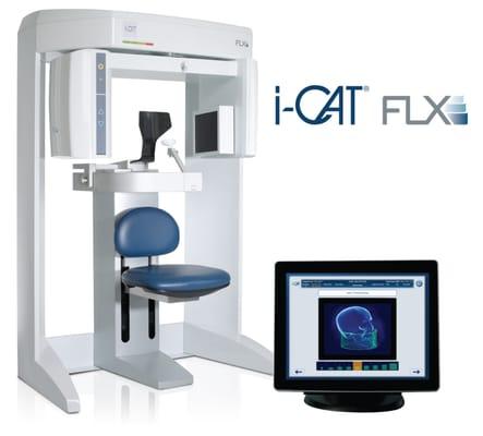We use only cutting edge technology with the i-Cat FLX.