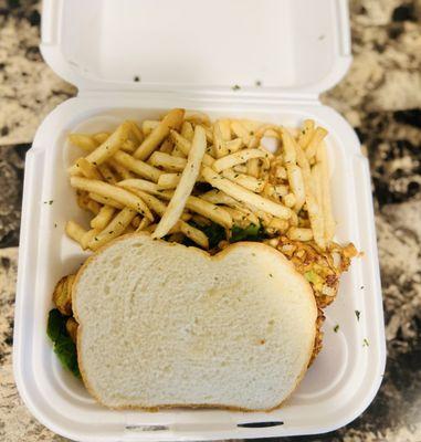 Catfish St. Paul and fries