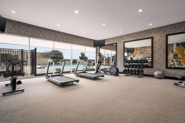 Health club fitness center gym