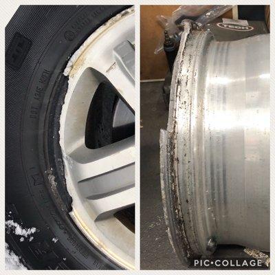 Messed up 2003 rim? Master Tech to rescue! Call the junk yard and save you $$