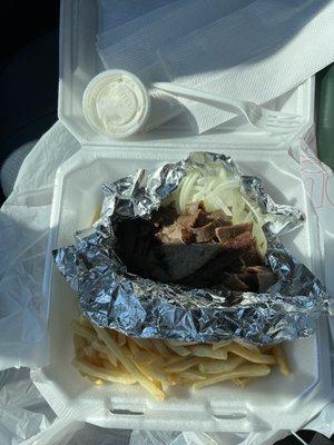 Gyro Meat, French Small Fries
