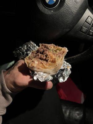 Asada Burrito w/ avocado