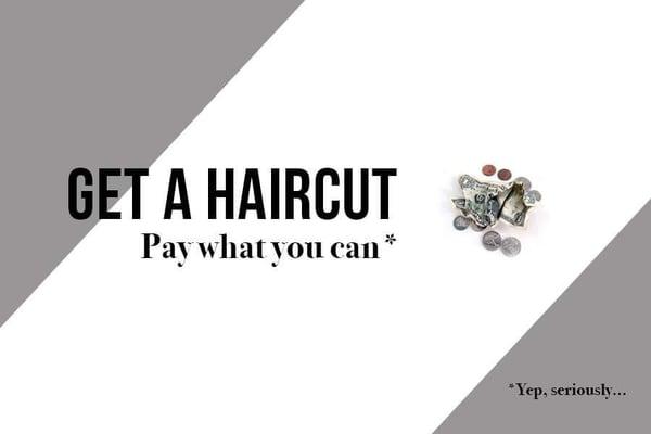 Famous for their "Pay What You Can" days - check their Facebook page for upcoming dates! https://www.facebook.com/GuysBarberShopJessup/