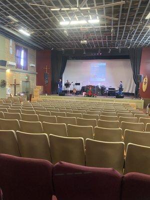 Inside