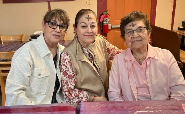 After Ash Wednesday we went to have lunch No meat that day but the Chulapas were perfect