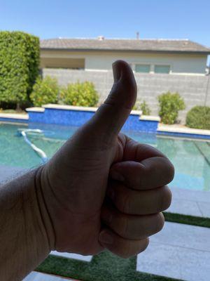 Thumbs up.