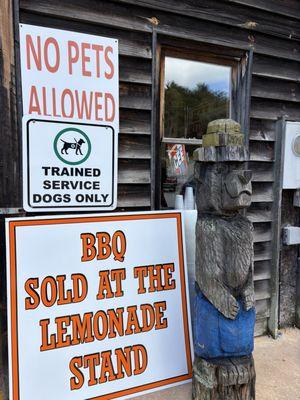 Keep Fido at home, but definitely come for the bbq!