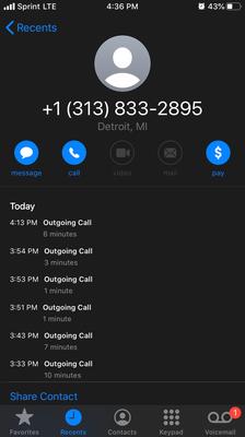 And once you called and know the prompts it's ringing at 10seconds